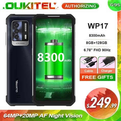 Oukitel Wp Mp Mp Af Night Vision Fhd Hz G Ip K