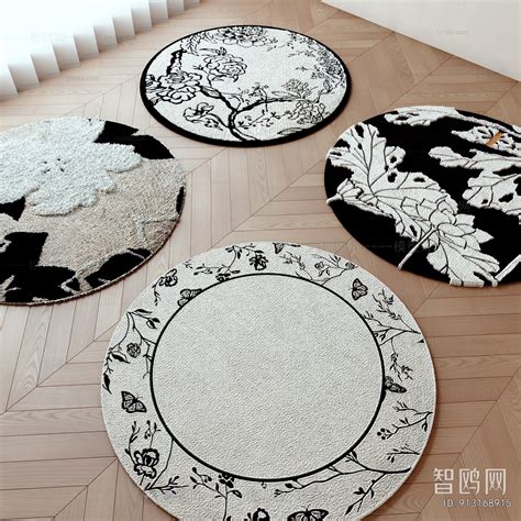 Modern Circular Carpet Sketchup Model Download Model Id913168915 1miba