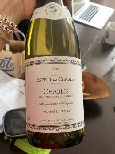 Union Des Viticulteurs De Chablis Esprit De Chablis Vivino United Kingdom