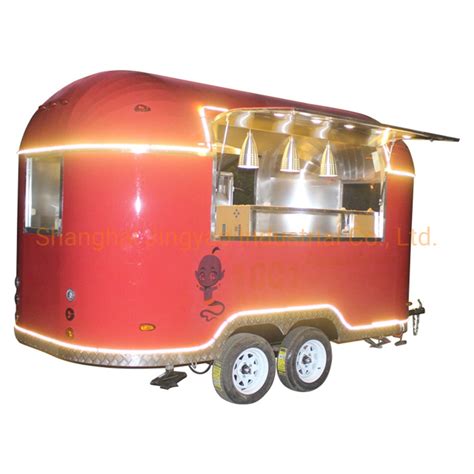 Commercial Custom Size Design Mobile Kitchen Food Truck Usa Street Sale