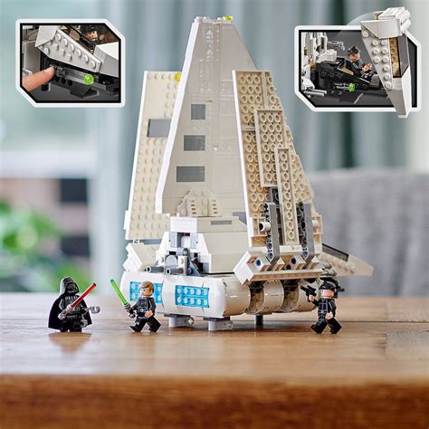 Lego Star Wars Playset Imperial Shuttle 75302 With Darth Vader Luke