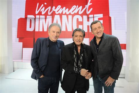 Photo Exclusif Michel Drucker Fr D Ric Fran Ois Et Dany Boon