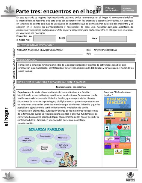 Planeador Visitas En El Hogar Octubre 1 Parte Tres Encuentros En El