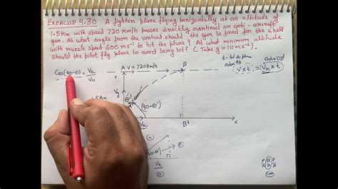 A Fighter Plane Flying Horizontally At An Altitude Of Km With Speed