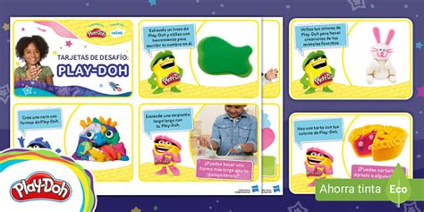 Free Play Doh Tarjetas De Desaf O Teacher Made