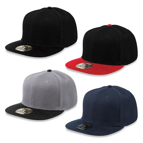 Personalised Urban Snap Flat Peak Caps Promopal