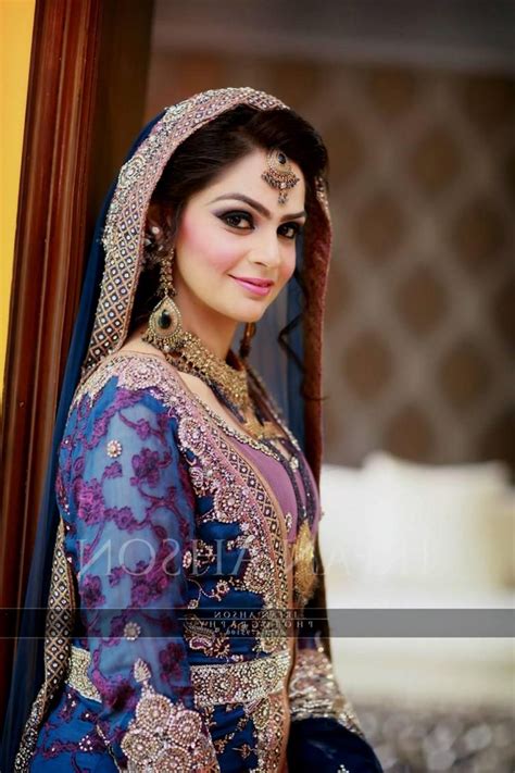 Pakistani Brides Purple Wedding Dresses 2018 19 Designs