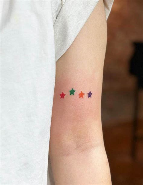 Elbow Star Tattoo Designs