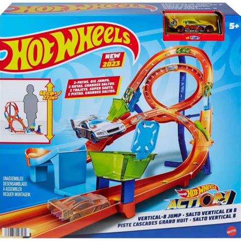 Buy Hot Wheels Vertical 8 Jump Track Set At Mighty Ape Australia