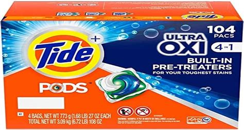 Tide Ultra Oxi Power Odor Eliminators Unscented Laundry Off