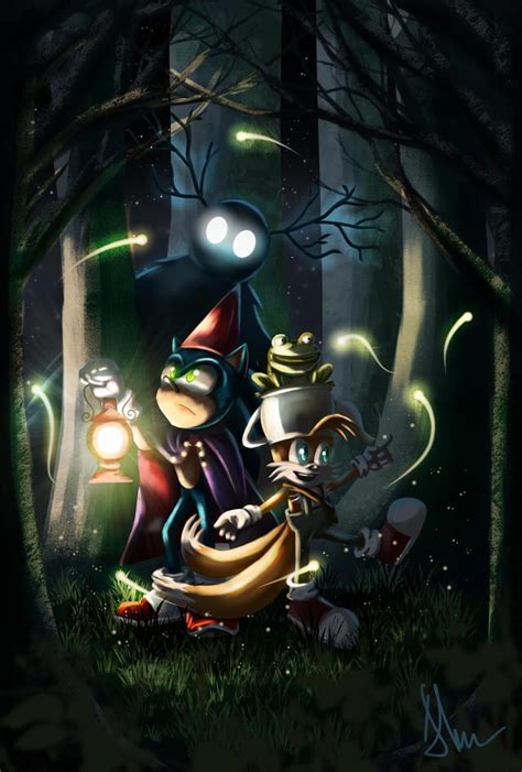 Halloween themed crossover. Fanart by me : r/SonicTheHedgehog