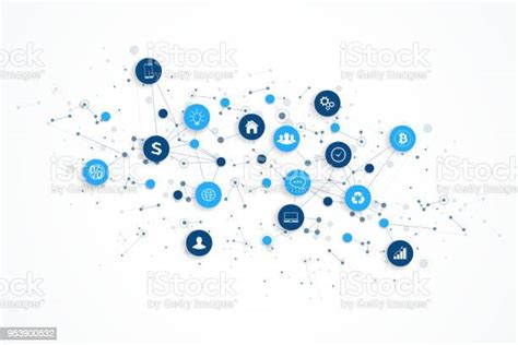 Internet Of Things Iot Dan Vektor Desain Konsep Koneksi Jaringan Konsep