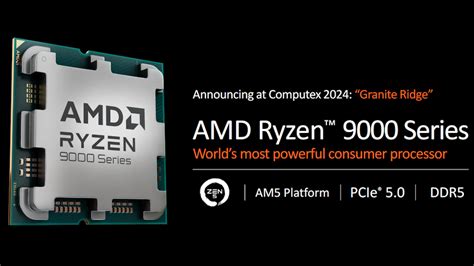 AMD tung CPU máy tính để bàn Ryzen 9000 Granite Ridge với lõi CPU Zen 5 mới