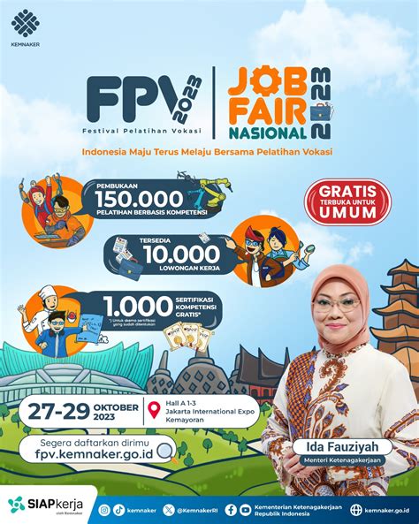 Festival Pelatihan Vokasi Dan Job Fair Nasional Kembali Hadir