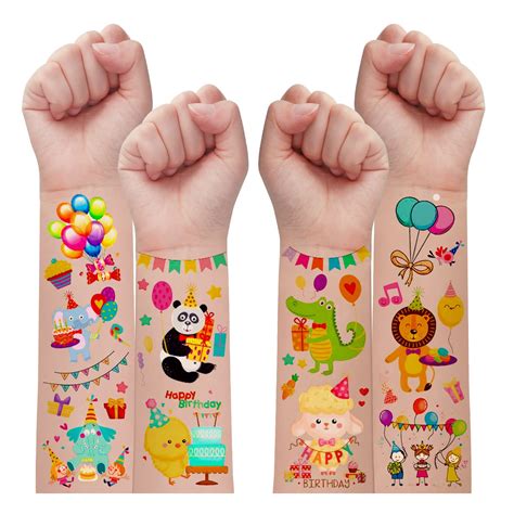 Leesgel Blatt Kindertattoos F R Kindergeburtstag Deko Tattoo Kinder