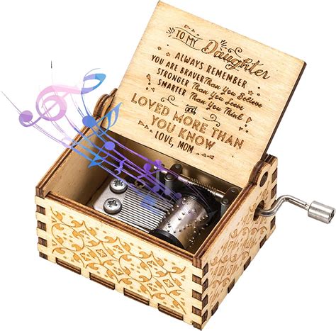 Amazon Aszkj Wood Music Box You Are My Sunshine Manual Wooden