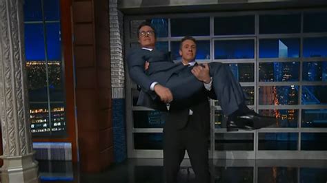 Stephen Colbert And Chris Cuomo Get Sweaty In Their Pursuit Of The