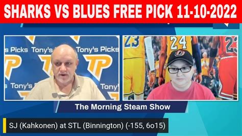 San Jose Sharks Vs St Louis Blues 11 10 2022 FREE NHL Picks And