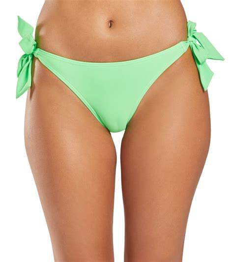 Sporti Side Tie Bikini Bottom Large Neon Green Walmart