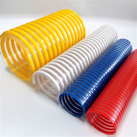 Vacuum Suction Hose Different Diameter PVC Spiral Reinforced Flexible