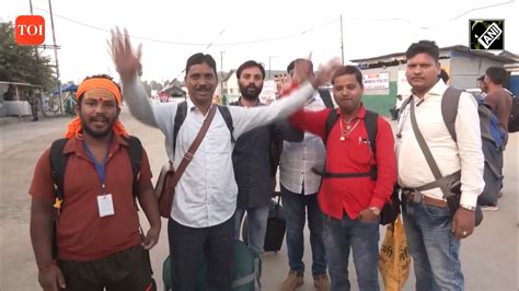 J K Fresh Batch Of Pilgrims Leave For Amarnath Yatra From Pantha Chowk