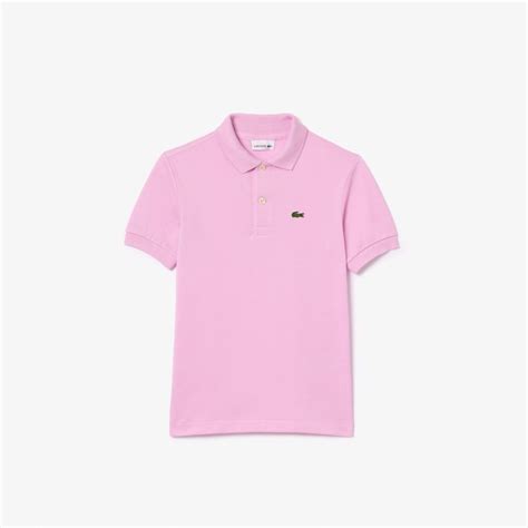 Polo Enfant Lacoste Regular Fit En Petit Piqu Uni