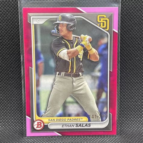 Bowman Baseball Fucsia Ethan Salas Bp Eur