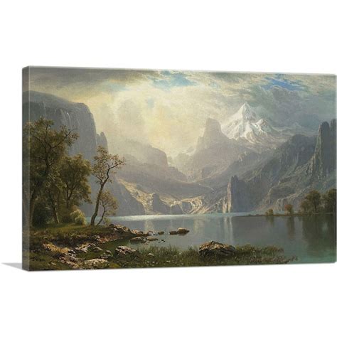 Artcanvas Lake Tahoe 1868 Canvas Art Print By Albert Bierstadt Etsy