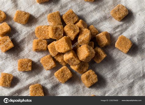 Raw Organic Brown Sugar Cubes Ready Use Stock Photo by ©bhofack2 235376400