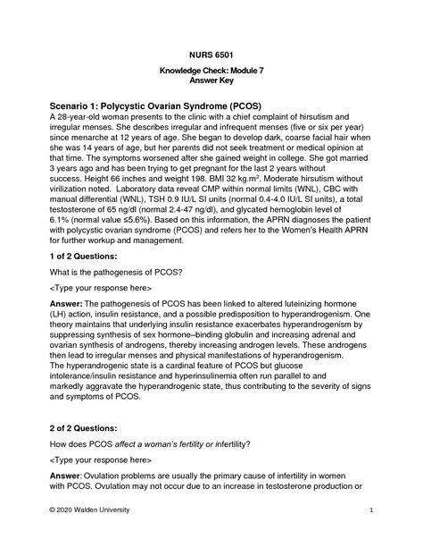 Solution Nurs Advanced Pathophysiology Module Answer Key