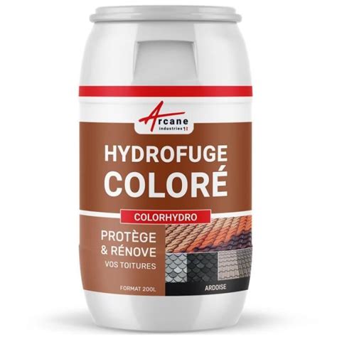 Hydrofuge coloré imperméabilisant toiture tuiles fibrociment ardoise