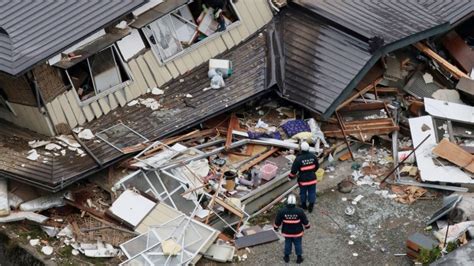 Japan Earthquake Destroyed 50 Homes Injured More Than 40 People Ctv News