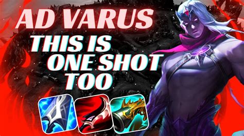 One Shot Varus But Ad Varus Ad Varus Gameplay Wild Rift Youtube