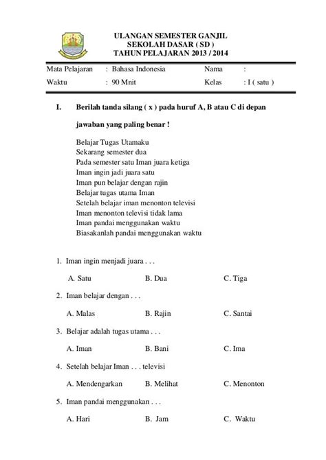 Kumpulan Soal Ulangan Download Lengkap Soal Soal Matematika Kelas 3 Sd