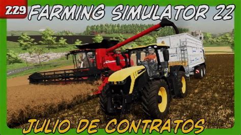 EP229 Julio De Contratos FS22 Ps5 Gameplay Castellano FARMING