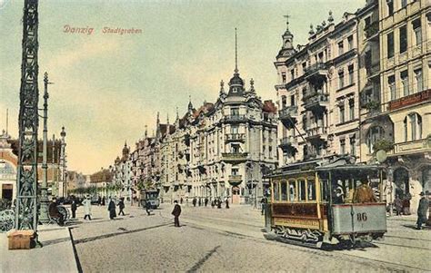 Ul Podwale Grodzkie Danzig Stadtgraben Danzig Gdansk Germany