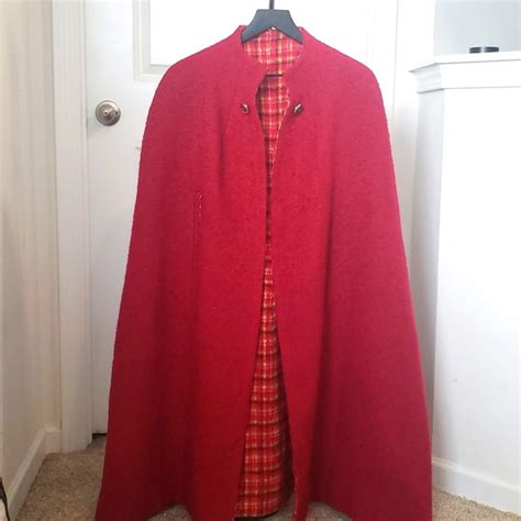 Vintage Jackets Coats Vintage Reversible Cape Poncho Poshmark