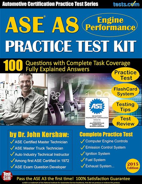 Amazon Ase A Practice Test Kit Automotive Certification