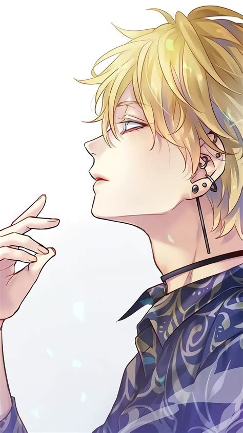 Anime Boy With Yellow Hair