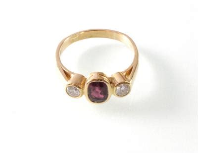 Brillant Rubin Damen ring Kunst Antiquitäten und Schmuck 02 11 2016