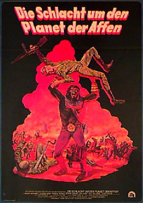 Battle For The Planet Of The Apes Original German A Movie Poster