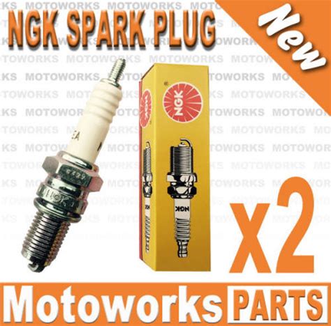 2 X Ngk D8ea Spark Plug 200cc 250cc Pit Pro Trail Quad Dirt Bike Atv