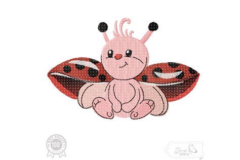 Ladybug Embroidery Design Creative Fabrica