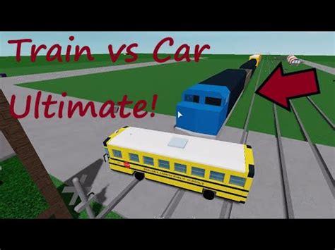 Roblox Train Vs Cars Ultimate Youtube