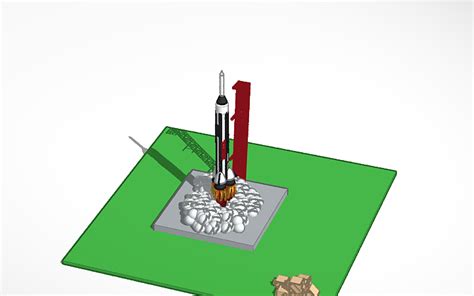 3d Design Rocket Launch Tinkercad