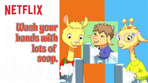 Wash Your Hands Song With Llama Llama Netflix Jr Youtube