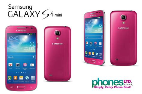 Pink Samsung Galaxy S4 Mini Compare The Best Uk Deals At The Cheapest Prices