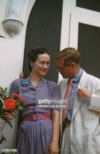 The Duke And Duchess Of Windsor Pose At The Government House In News