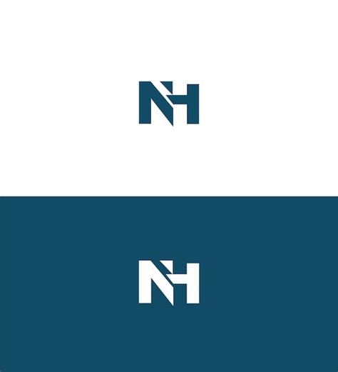 Premium Vector NH HN Letter Logo Identity Sign Symbol Template