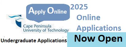 When Does Cput Open Late Applications For Apply Online For